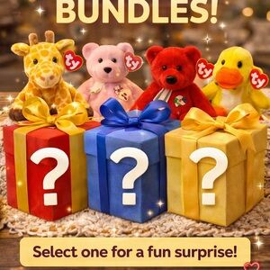 Ty Beanie Babies Mystery 3 pcs Bundle 🧸 Pick & Surprise 8” each